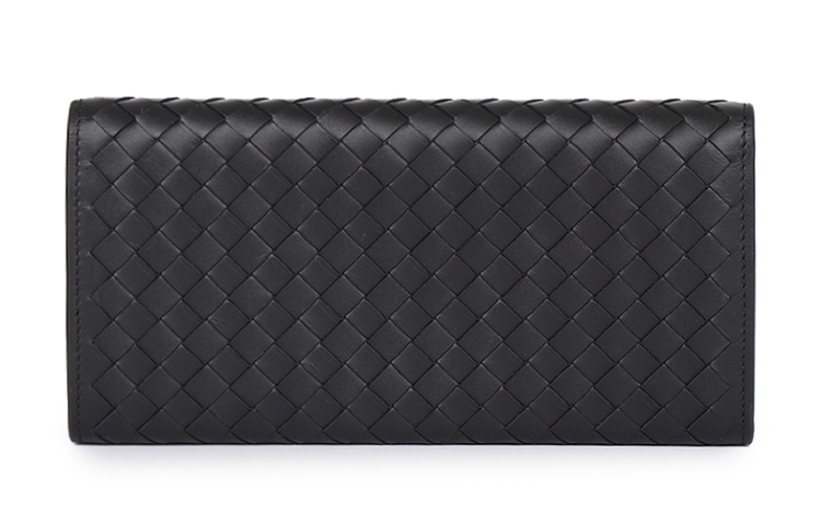 Bottega Veneta Calfskin Wallet Unisex Black