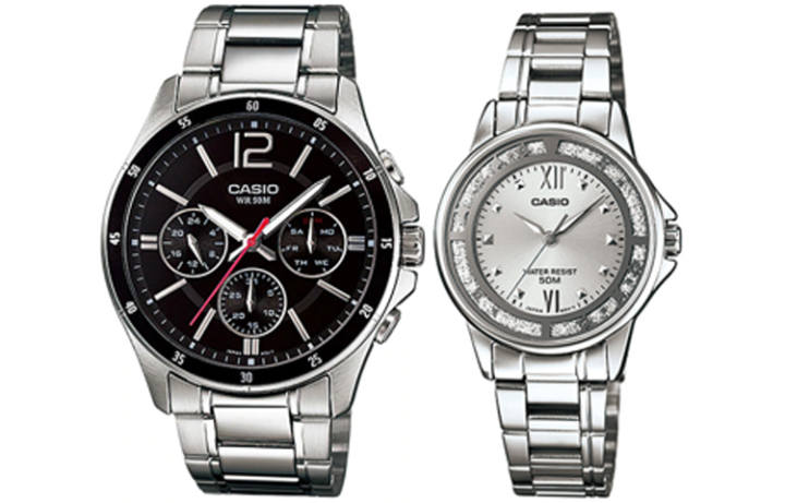 CASIO CASIO Unisex Pair Table Series Black Watch