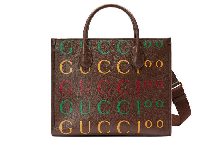 GUCCI Leather Shoulder Bag, Crossbody Bag, Handbag Small Unisex Brown