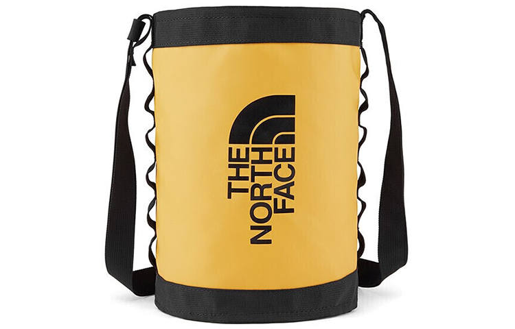 THE NORTH FACE 18L Shoulder Bag, Crossbody Bag, Outdoor Bag Fabric Yellow Black Unisex