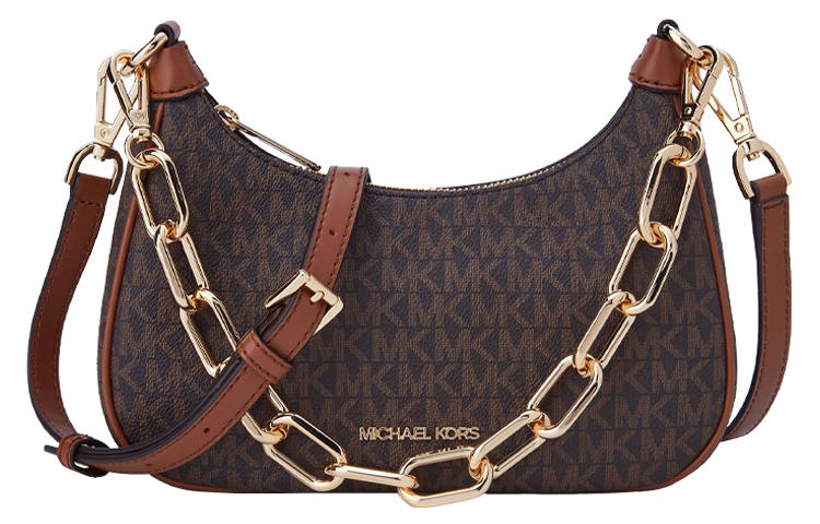 MICHAEL KORS Artificial Leather Shoulder Bag, Baguette Bag, Handbag, Shoulder Bag Medium Women's