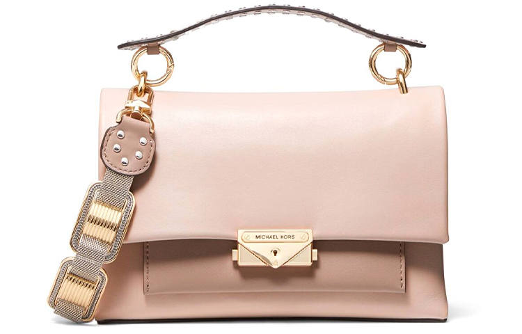 MICHAEL KORS Cece Leather Shoulder Bag, Crossbody Bag, Handbag Medium Women's Pink
