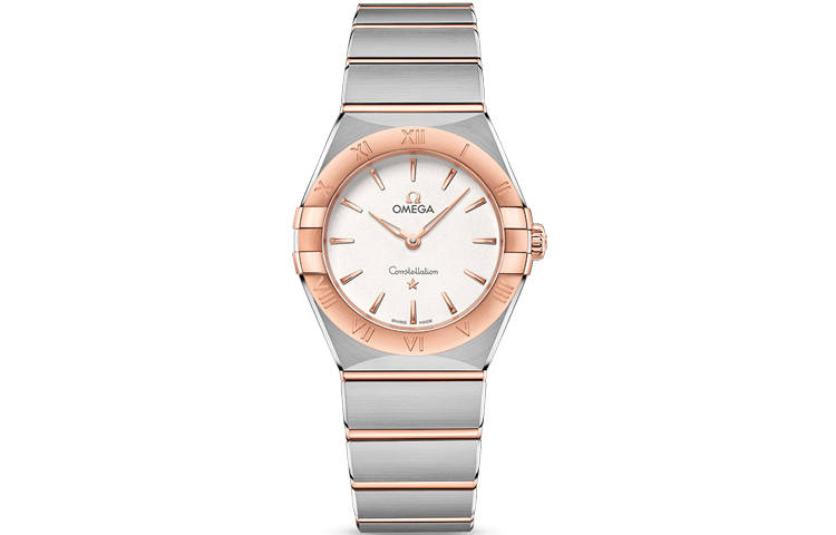 OMEGA Constellation Collection Zodiac Watch Quartz Movement Women's Watch 28mm White Dial