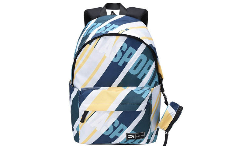 ANTA Anta Polyester Laptop Bag, Hanging Bag, Earphone Case, Backpack Mini Men's Light Bright Blue