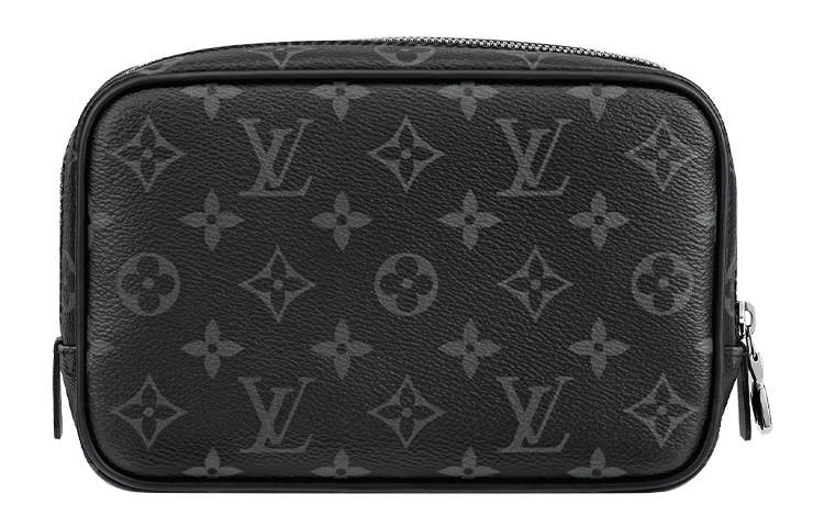 LOUIS VUITTON LOUIS VUITTON Toiletry Pouch Monogram Eclipse Pm Black/Grey