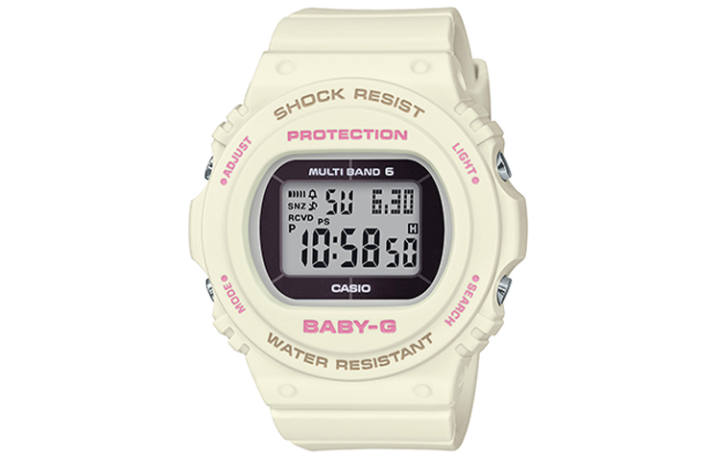 CASIO CASIO Women's BABY-G White Watch BGD-5700-7