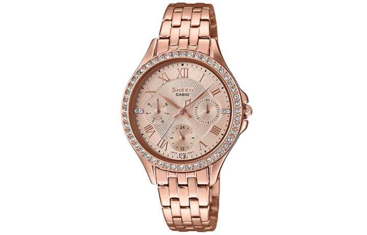 CASIO CASIO Women's SHEEN Gold Watch SHE-3062PG-9A