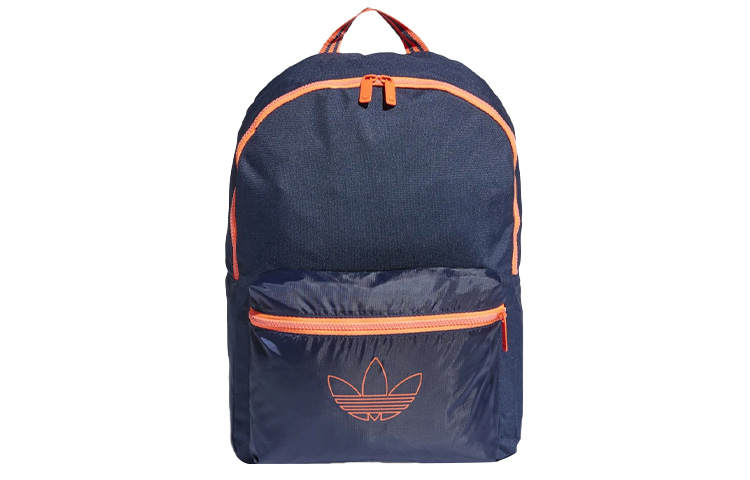 Adidas Originals Trefoil Polyester Backpack Unisex Dark Blue
