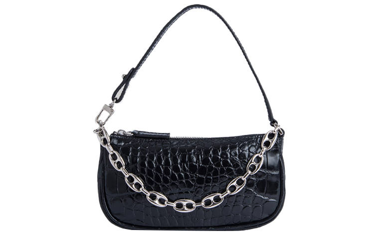 By Far 【Best of: PromotionsPrevious Season】crocodile embossed shoulder bag