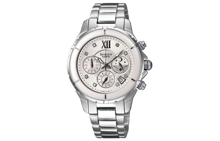 CASIO CASIO Women's SHEEN Silver Watch SHE-5513D-7ADF