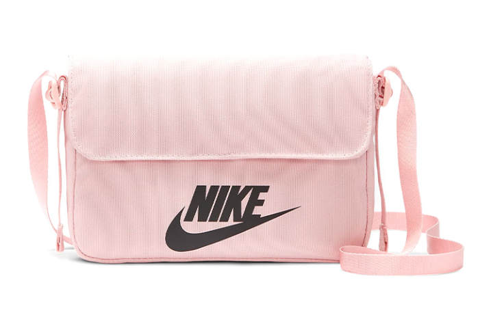 Nike Nike Polyester Shoulder Bag, Crossbody Bag Regular Unisex Pink/Black