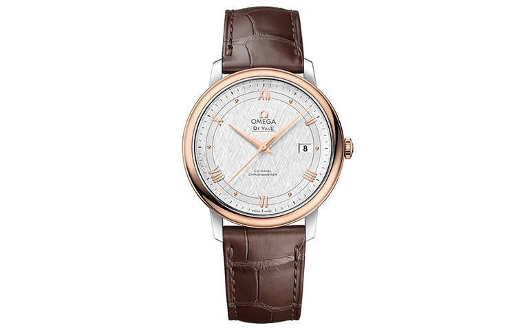 OMEGA Disc Fly Collection Elegant Automatic Mechanical Movement Men's Watches Watch 39.5mm White Dial