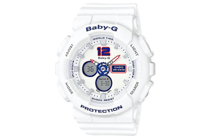 CASIO CASIO Women's BABY-G 46.3mm White Watch BA-120TR-7B