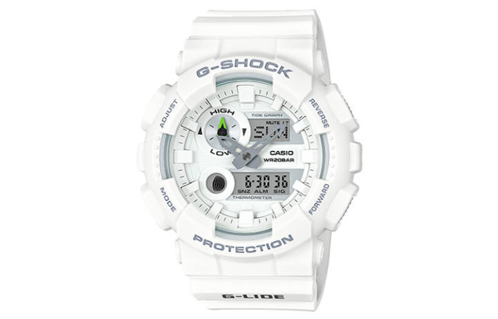CASIO CASIO G SHOCK G LIDE Quartz Movement Resin Strap Watch Men's Watches White Dial