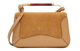 See By Chloe Calfskin Shoulder Bag, Handbag Women's Coconut Brown