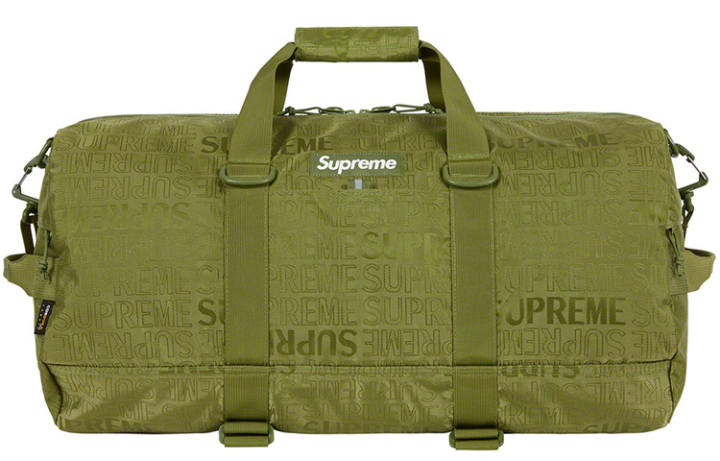 Supreme Supreme Fabric Travel Bag Unisex Olive Green