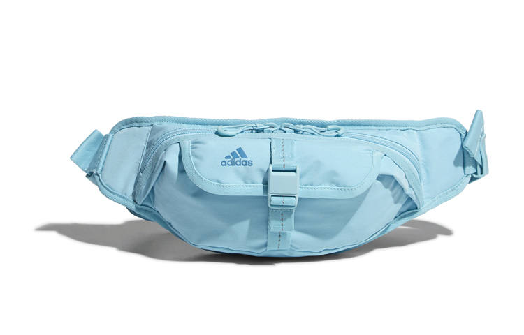 Adidas Adidas Polyamide Crossbody Bag, Sling Bag, Fanny Pack Regular Unisex Light Blue