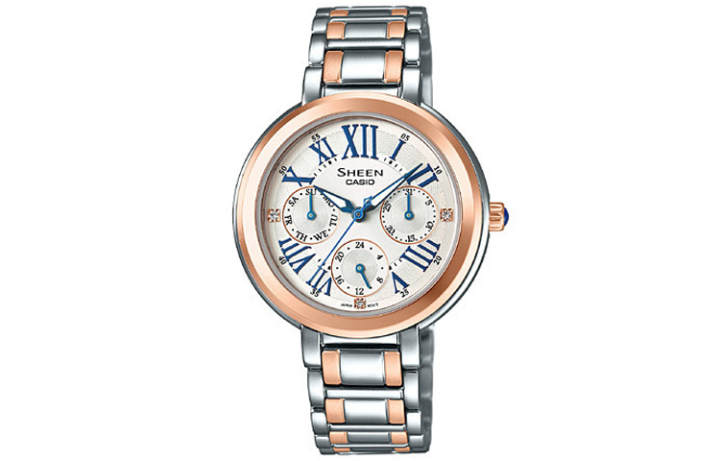 CASIO CASIO Women's SHEEN White Watch SHE-3034SGJ-7A