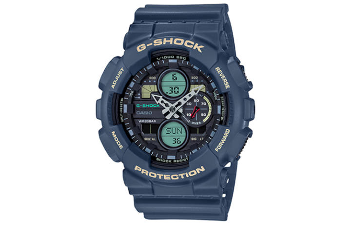 CASIO CASIO Men Liquid Crystal/Analog Dual Display Series Green Watch GA-140-2APRBS