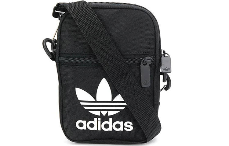 Adidas Originals Polyester Cell Phone Pouch, Shoulder Bag, Crossbody Bag Mini Unisex Black