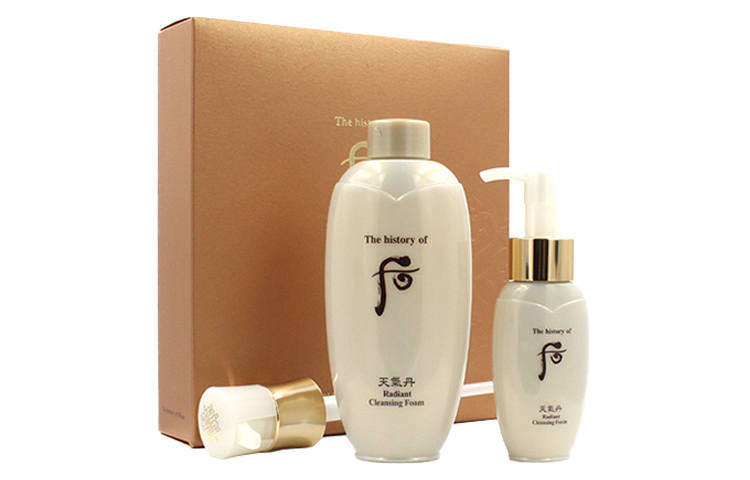 The History Of Whoo Weather Dan Cleanser Skincare Sets Hydrating Refreshing 200ml+50ml Birthday Gift For Women's+Men