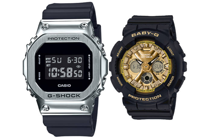 CASIO CASIO Unisex Pair Table Series Black Watch