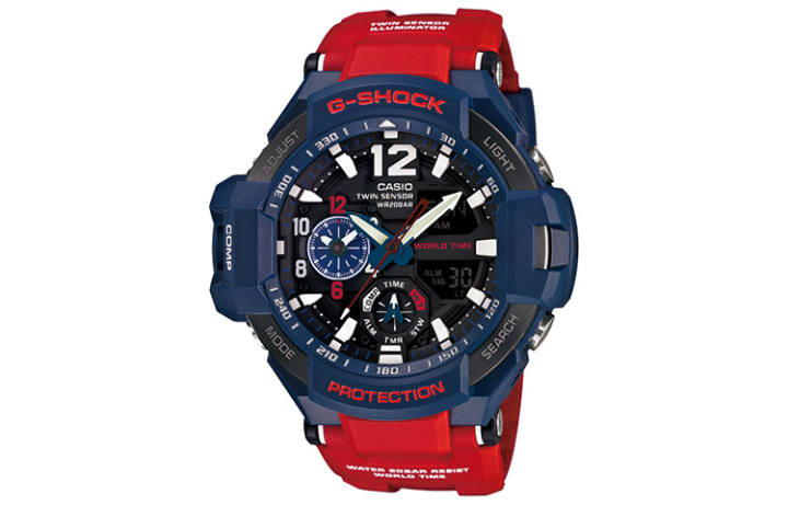 CASIO CASIO Men MASTER OF G-AIR Series Black Watch GA-1100-2A