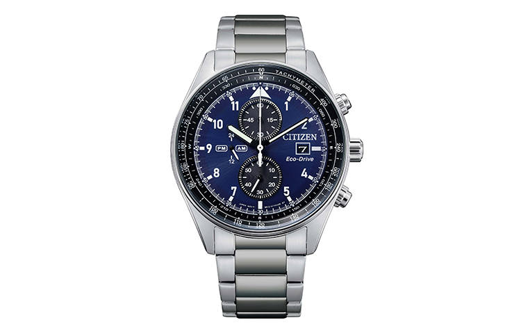 CITIZEN FUTURE FORCE Series Light Powered Quartz Movement Stainless Steel Strap Watch Men's Watches