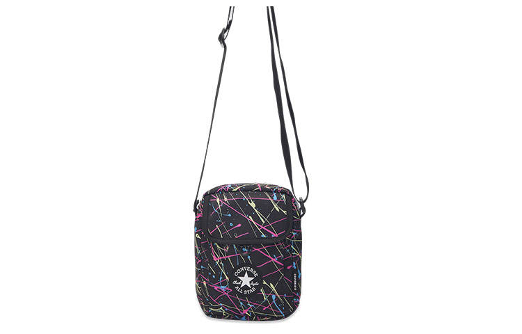 Converse Crossbody Polyester Shoulder Bag, Crossbody Bag Regular Unisex Black