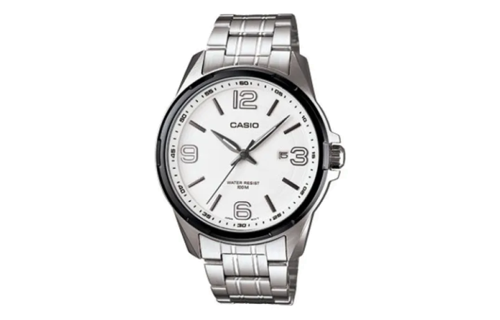 CASIO CASIO Men Standard Series 48.4mm White Watch MTP-1345AD-7AV