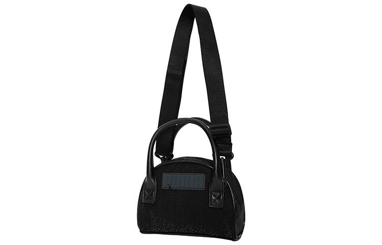 PUMA Minimalist Fashion Fabric Crossbody One Shoulder Handbag Unisex Black