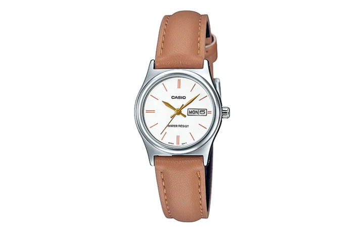 CASIO CASIO STANDARD Quartz Movement Leather Strap Watch Women's Watch White Dial