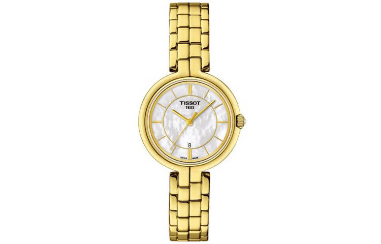 TISSOT Flamenco Collection Quartz Movement Women's Watch 26mm White Dial