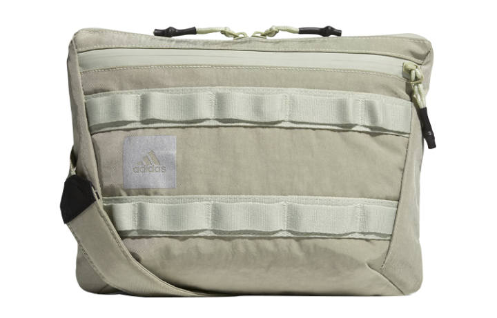 Adidas Adidas Polyamide Shoulder Bag, Crossbody Bag Regular Unisex Gray Green