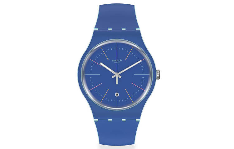 SWATCH SWATCH Unisex 47.4mm Blue Watch SUOS403