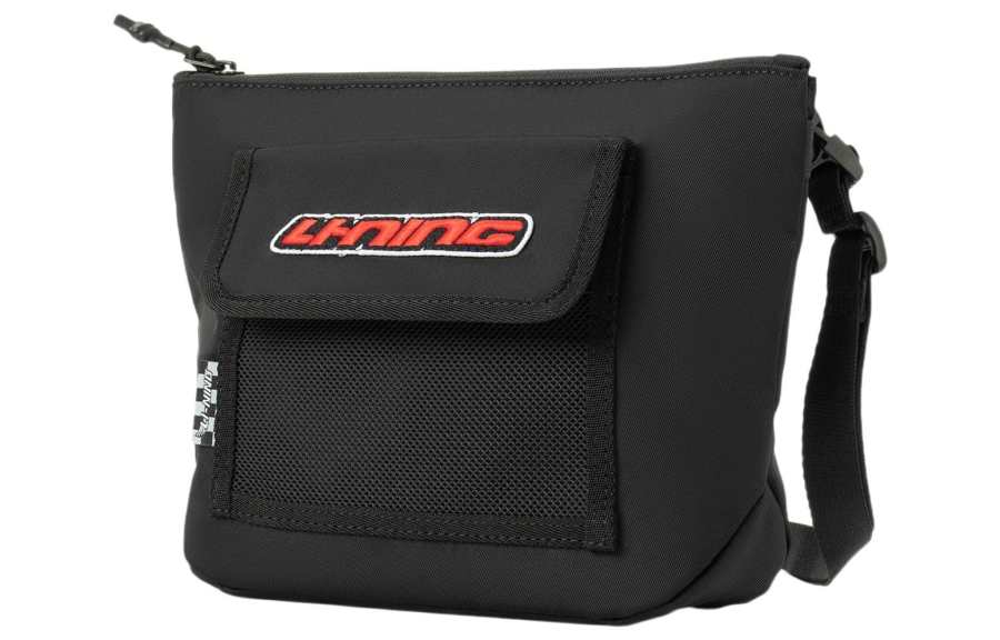 Li-Ning Li Ning Sportlife Polyester Shoulder Bag, Crossbody Bag Regular Unisex Black