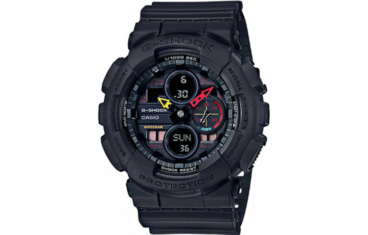 CASIO CASIO Men Liquid Crystal/Analog Dual Display Series Black Watch GA-140BMC-1A