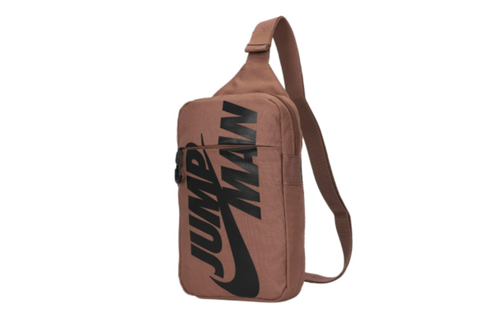 Jordan Jordan Fabric Crossbody Bag, Fanny Pack, Sling Bag Regular Unisex Brown