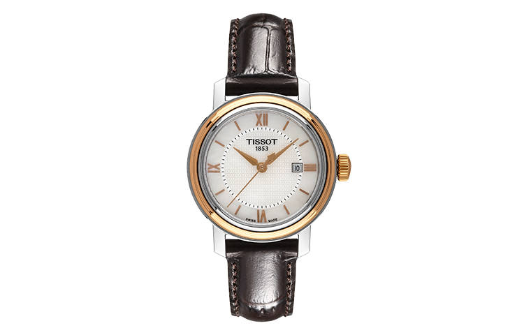 TISSOT Harbor Collection Quartz Movement 50m Waterproof Women's Watch 29mm White Dial Stainless Steel Case