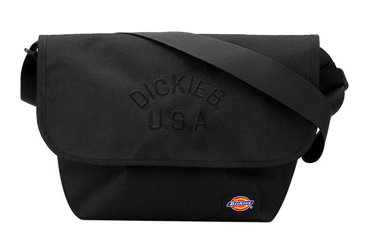 Dickies Dickies Polyester Messenger Bag, Shoulder Bag, Crossbody Bag Regular Unisex Black
