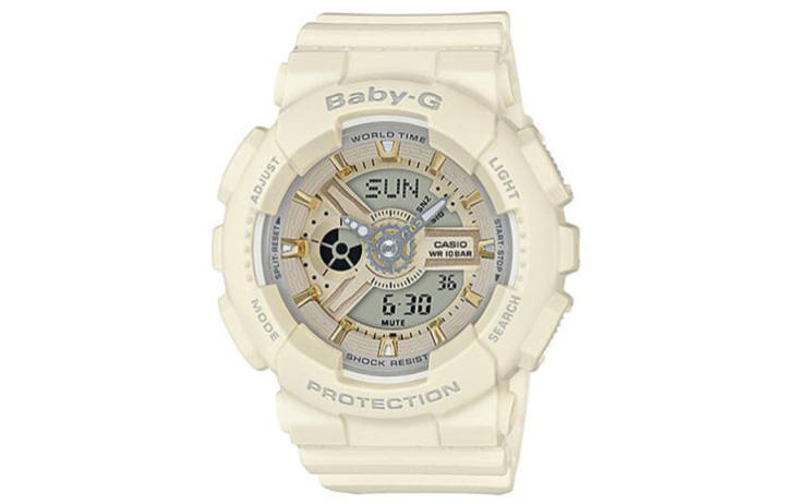 CASIO CASIO Women's BABY-G White Watch BA-110GA-7A2PR