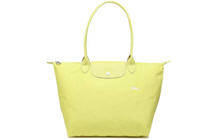 LONGCHAMP Le Pliage Sheepskin Crossbody Handbag, Shoulder Bag Regular Women's Yellow