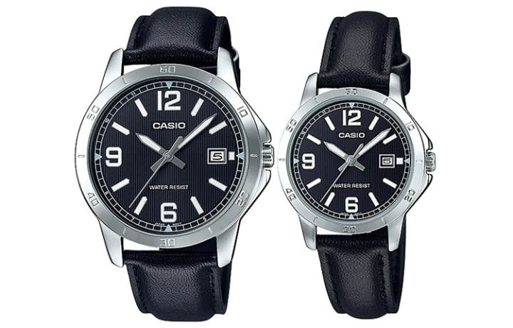 CASIO CASIO Unisex Pair Table Series Black Watch