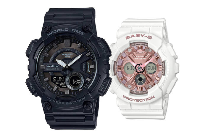 CASIO CASIO Unisex Pair Table Series Black Watch