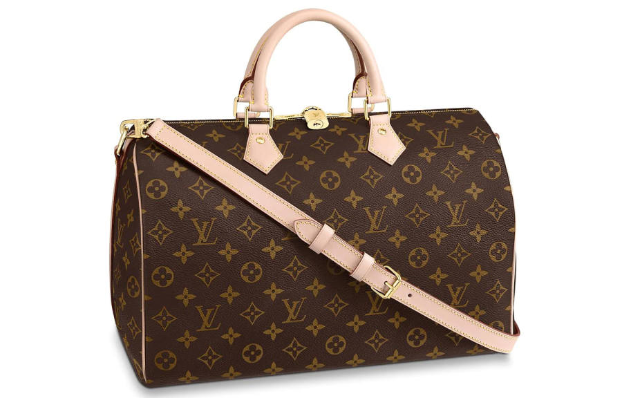 LOUIS VUITTON Speedy Bandouliere Monogram 35 Brown