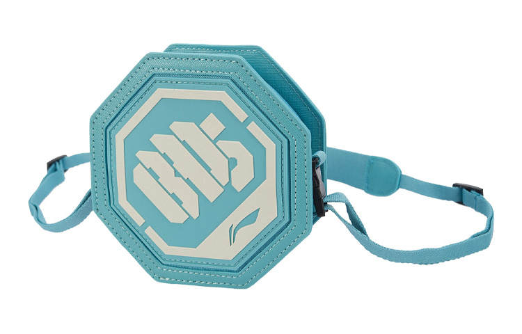 Li-Ning Li Ning Badfive Fabric Sports Bag, Shoulder Bag, Crossbody Bag Regular Unisex Green Hills