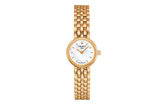 TISSOT Cute Collection Quartz Movement Women's Watch 19.5mm White Dial Stainless Steel Watchband