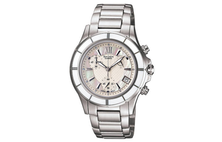 CASIO CASIO Women's SHEEN White Watch SHE-5516D-7A