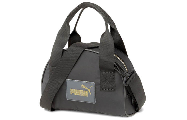 PUMA Polyester Handbag, Shoulder Bag, Crossbody Bag Mini Women's Black