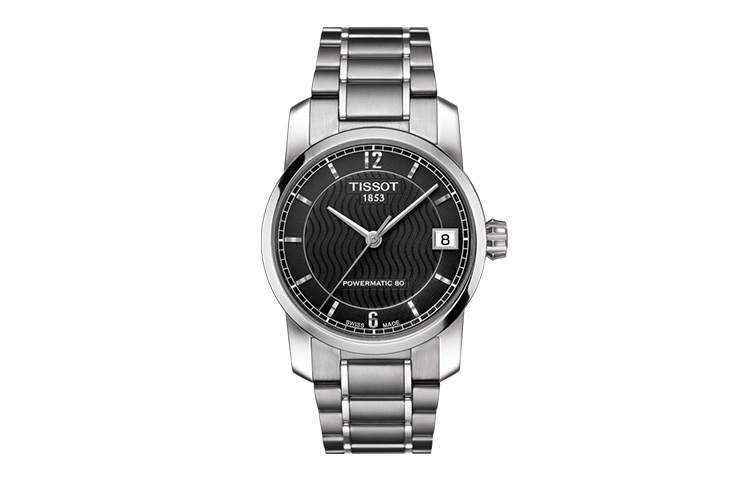 TISSOT Ti Automatic Mechanical Movement Women's Watch 32mm Black Dial